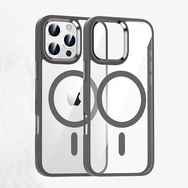 Magnetic Shockproof Transparent Case for iPhone