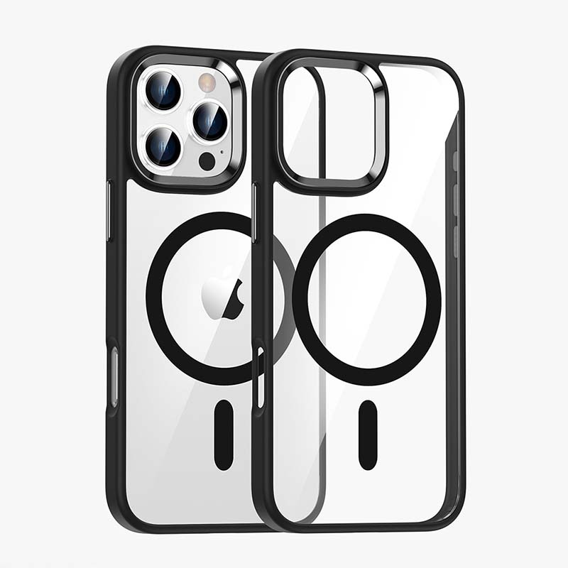 Magnetic Shockproof Transparent Case for iPhone