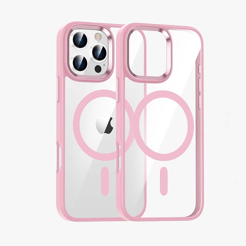 Magnetic Shockproof Transparent Case for iPhone