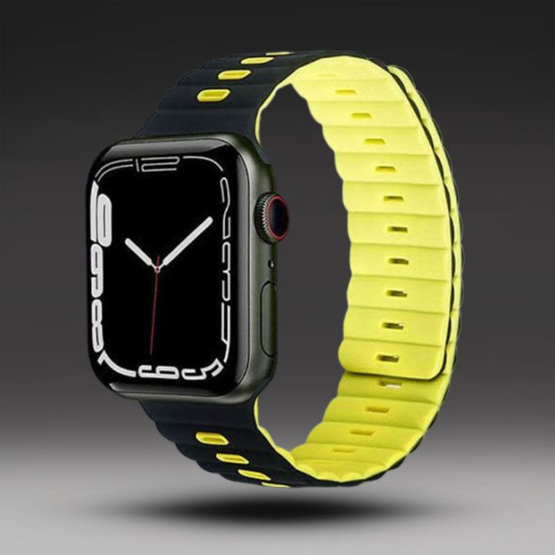 "Magnetic Sports Band" Breathable Silicone Strap For Apple Watch