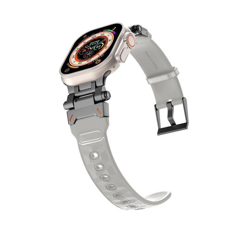 Mechanical Style Sport Silicone Band for Apple Watch