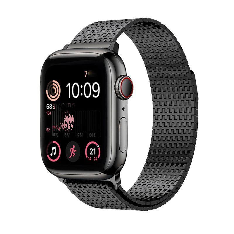 "Milanese iWatch Strap" Premium Magnetic Woven Sports Breathable Stainless Steel Strap