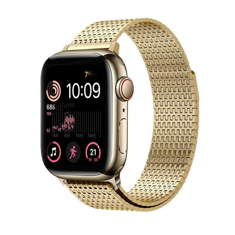 "Milanese iWatch Strap" Premium Magnetic Woven Sports Breathable Stainless Steel Strap