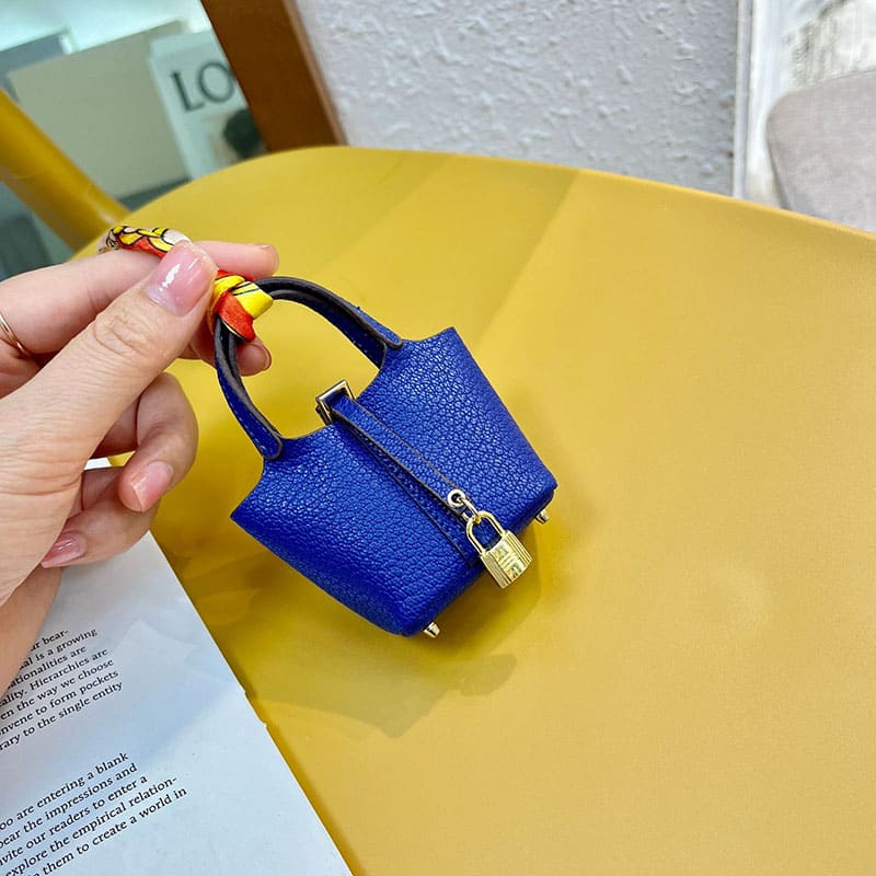 "Mini Veggie Tote" Creative Leather AirPods Case