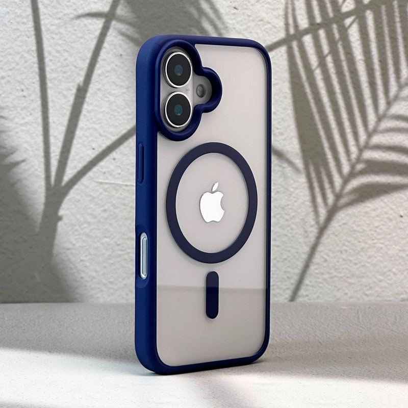 Minimalist Transparent Magnetic Case For iPhone 16