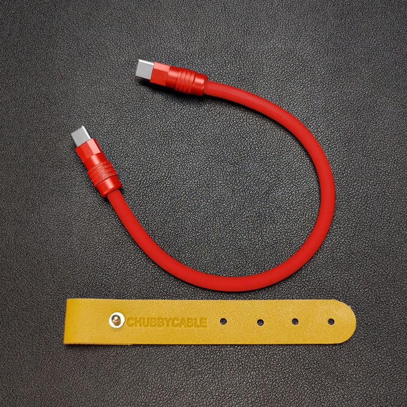 "Monochrome Chubby" Power Bank Friendly Cable - Silicone Material