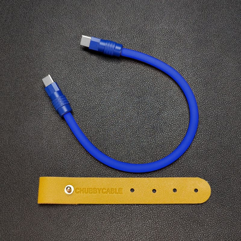 "Monochrome Chubby" Power Bank Friendly Cable - Silicone Material