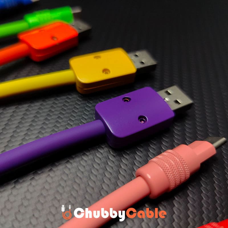 "Monochrome Chubby" Power Bank Friendly Cable - Silicone Material