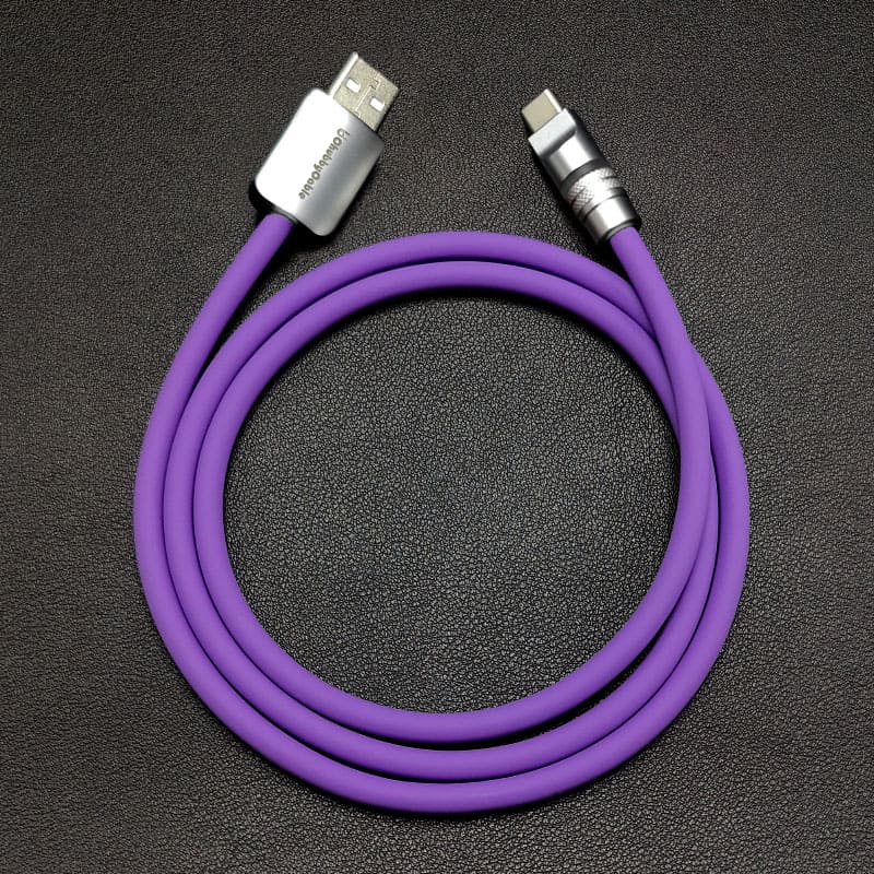 "Neon Chubby" Fast Charge Cable With Smart Light