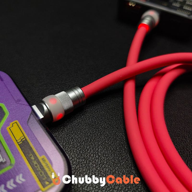 🆕"Neon Chubby" Fast Charge UFO Neon Cable