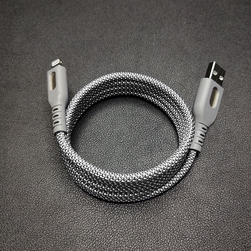 "Neon Chubby MagSnap" Magnetic Retractable Fast Charging Cable