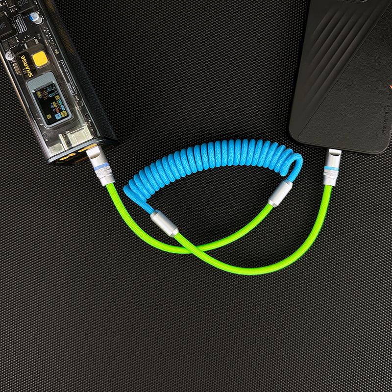 "Neon Chubby" New Spring Charge Cable