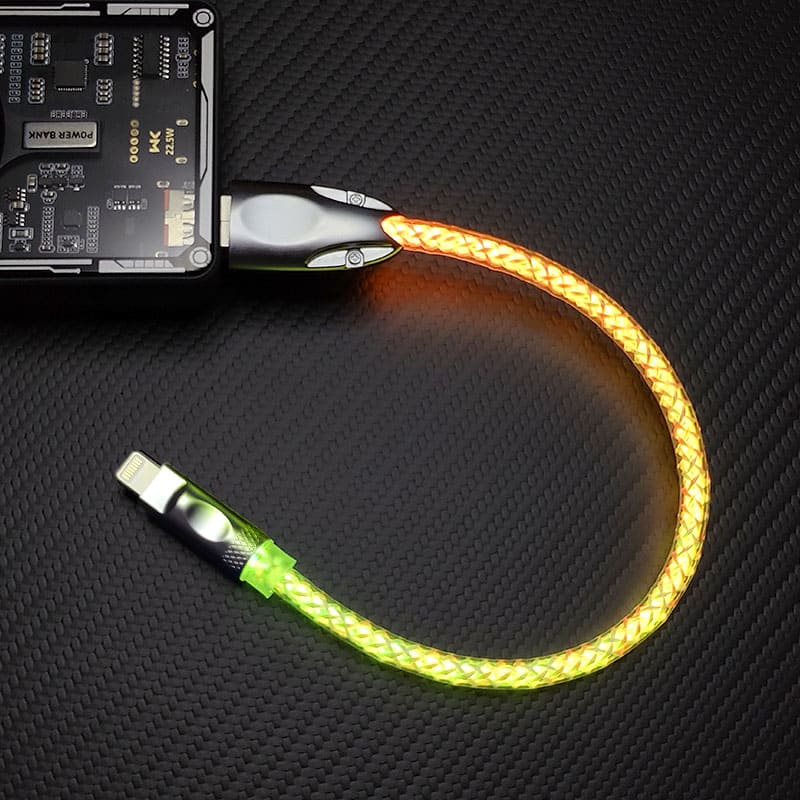 "Neon Chubby" Power Bank Friendly Color-Changing Luminous Cable