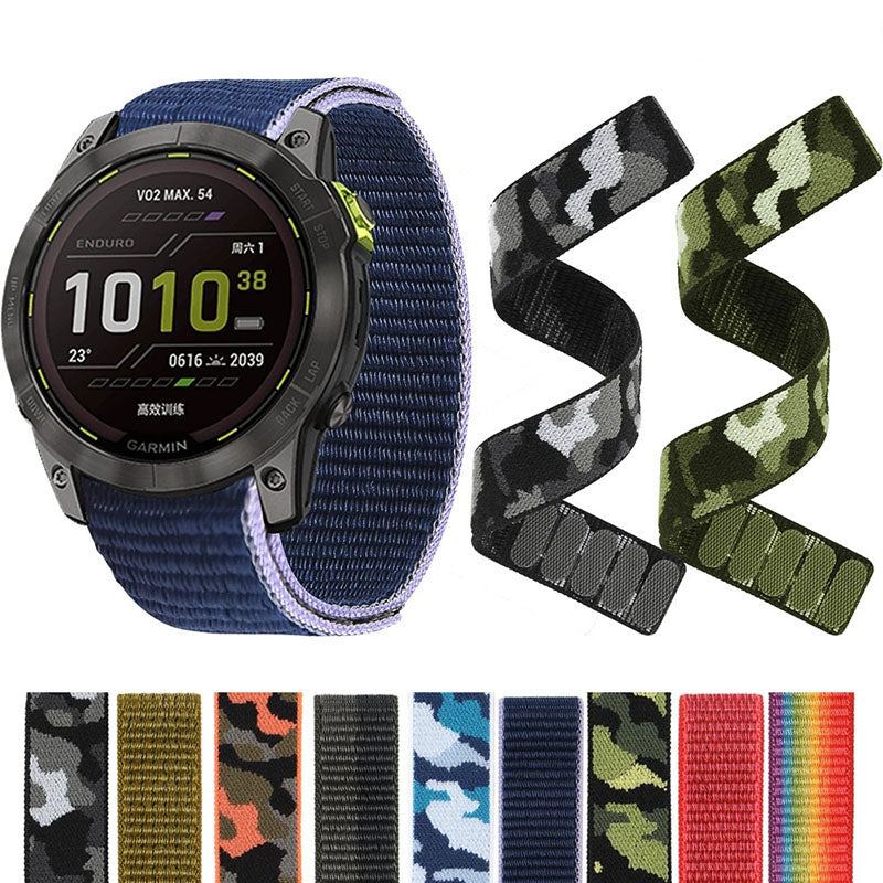 Nylon Braided Velcro Band For Samsung/Garmin