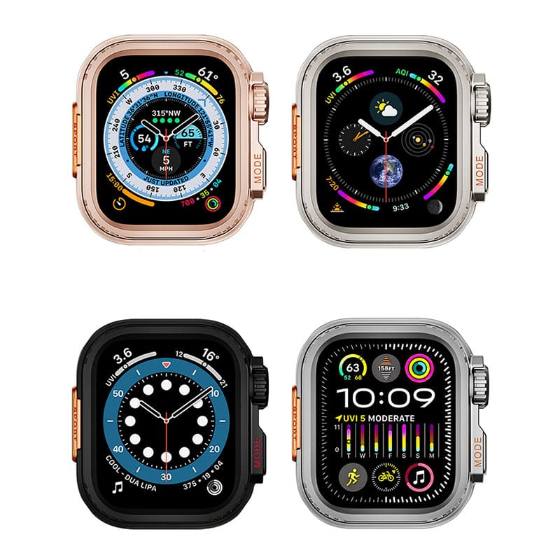 One-Piece Alloy Bezel Case for Apple Watch