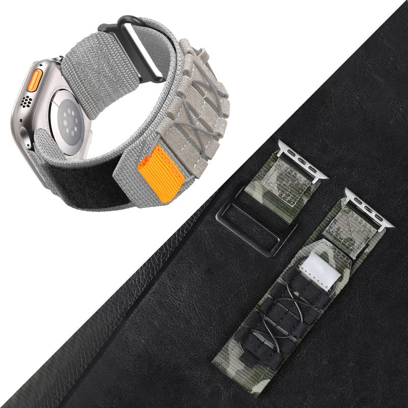 "Outdoor iWatch Strap" Mountaineering Nylon Canvas Loop For Apple Watch