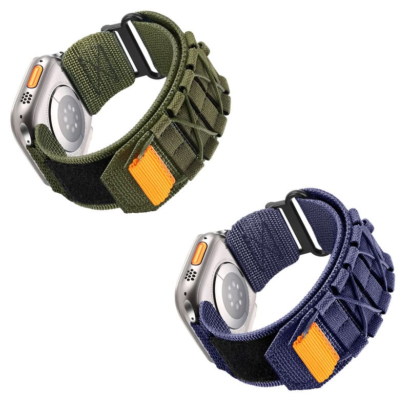 "Outdoor iWatch Strap" Mountaineering Nylon Canvas Loop For Apple Watch