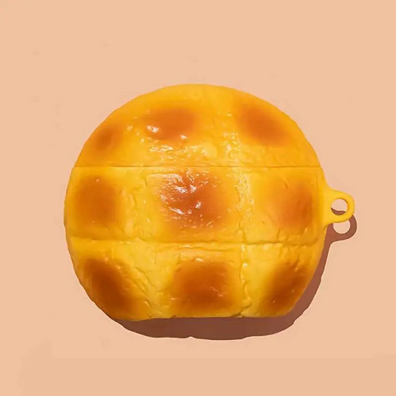 "Pineapple Bun" Creative Silicone AirPods Case