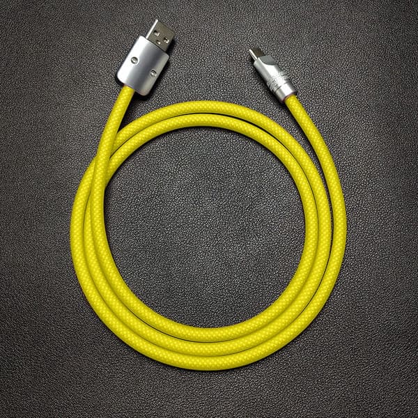 "See Through Chubby" Ultra Soft Transparent Braided Charging Cable