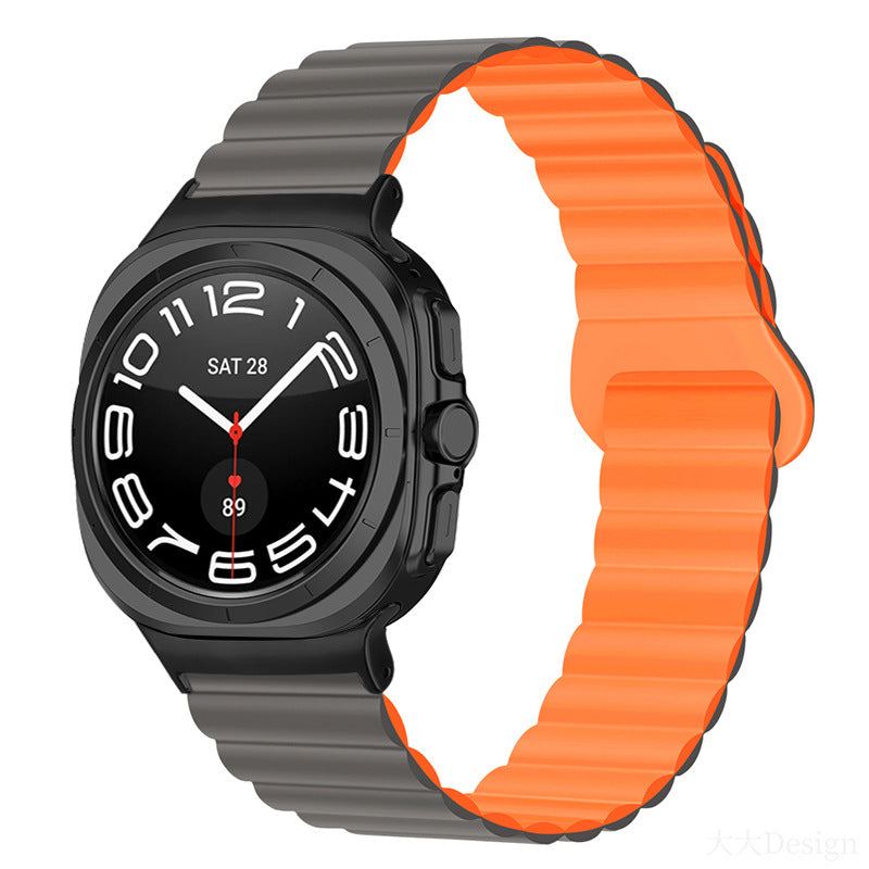 Silicone Magnetic Strap For Samsung Galaxy Watch Ultra