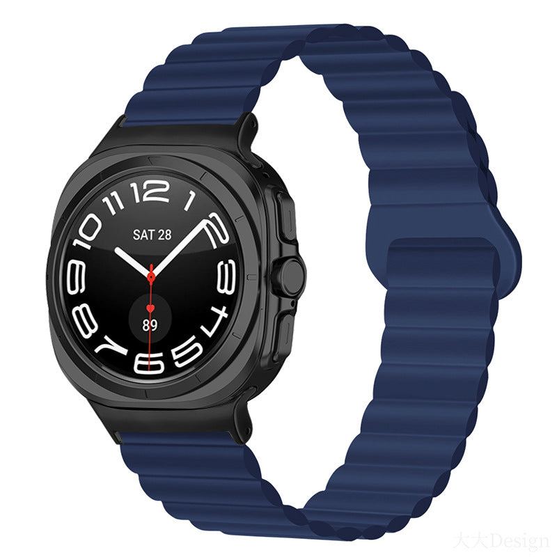 Silicone Magnetic Strap For Samsung Galaxy Watch Ultra