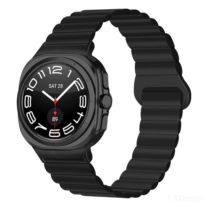 Silicone Magnetic Strap For Samsung Galaxy Watch Ultra