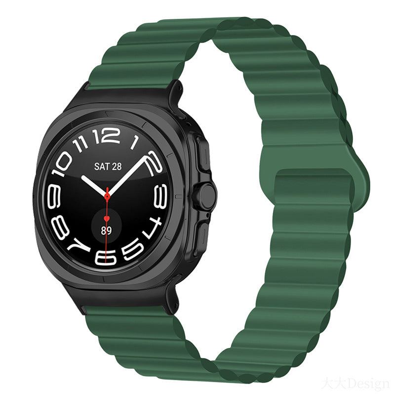 Silicone Magnetic Strap For Samsung Galaxy Watch Ultra