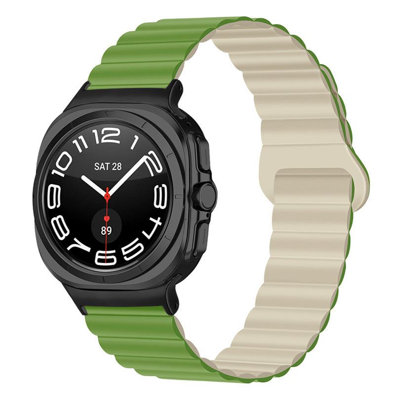 Silicone Magnetic Strap For Samsung Galaxy Watch Ultra