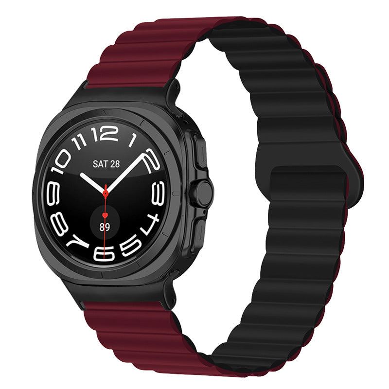 Silicone Magnetic Strap For Samsung Galaxy Watch Ultra