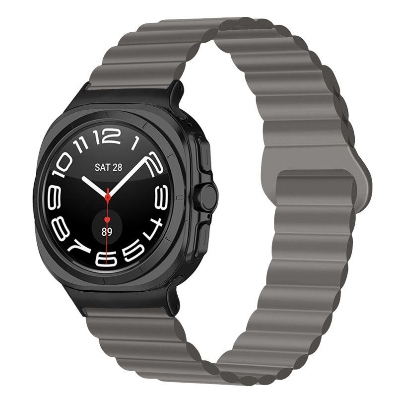 Silicone Magnetic Strap For Samsung Galaxy Watch Ultra