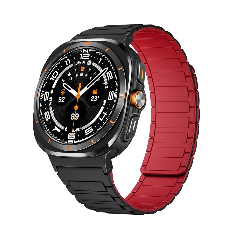 Silicone Magnetic Two-Tone Band For Samsung Galaxy Watch Ultra