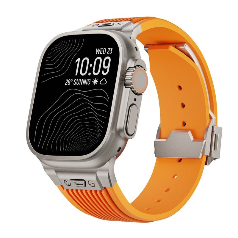 "Sleek Luxury" Streamlined Silicone Band For Apple Watch