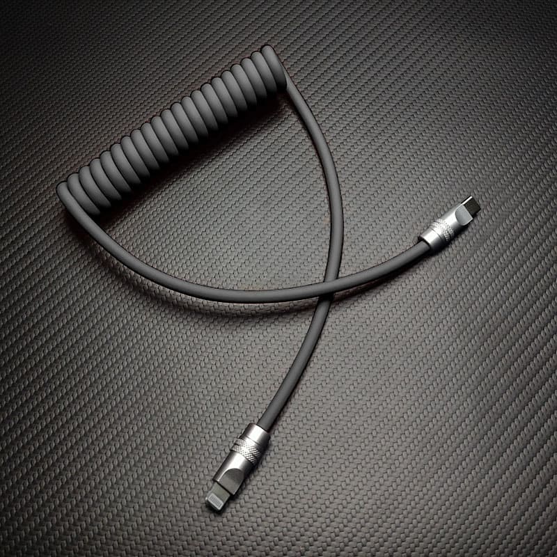 "Soft Chubby" 240W Spring Silicone Fast Charge Cable