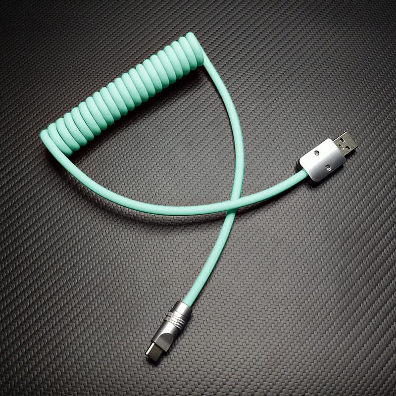 "Soft Chubby" 240W Spring Silicone Fast Charge Cable