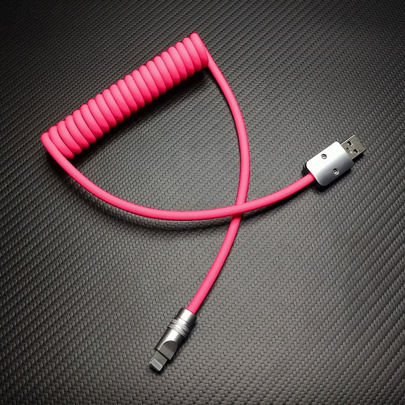 "Soft Chubby" 240W Spring Silicone Fast Charge Cable