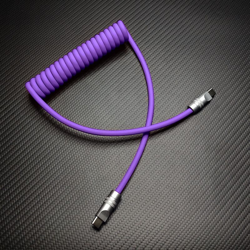 "Soft Chubby" 240W Spring Silicone Fast Charge Cable