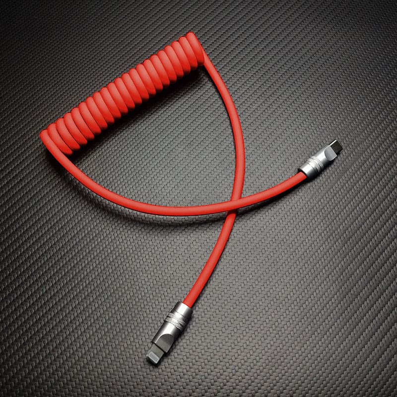 "Soft Chubby" 240W Spring Silicone Fast Charge Cable