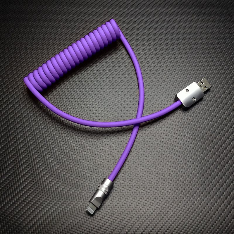 "Soft Chubby" 240W Spring Silicone Fast Charge Cable