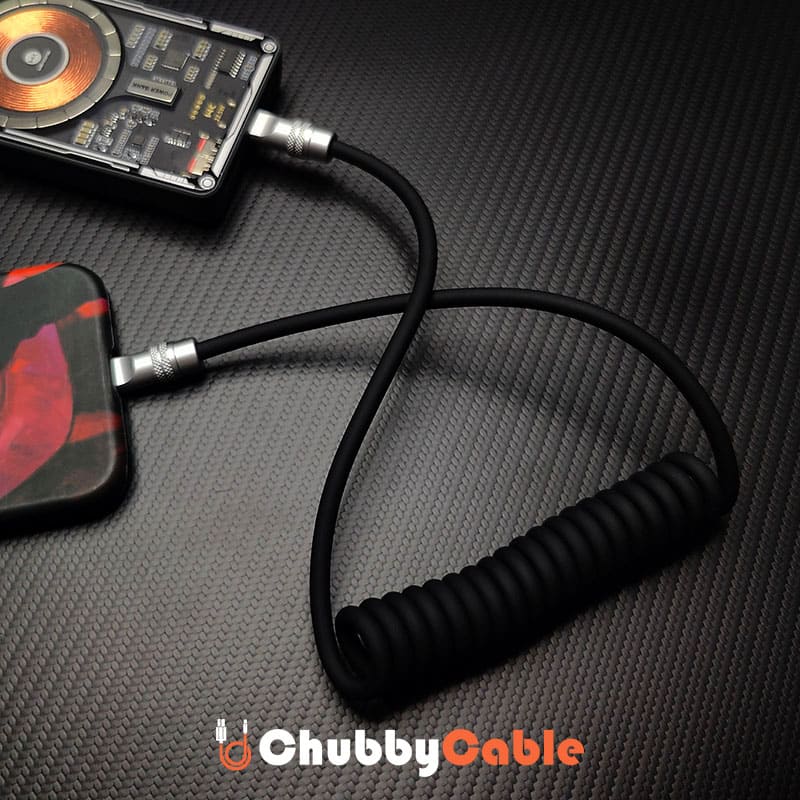 "Soft Chubby" 240W Spring Silicone Fast Charge Cable