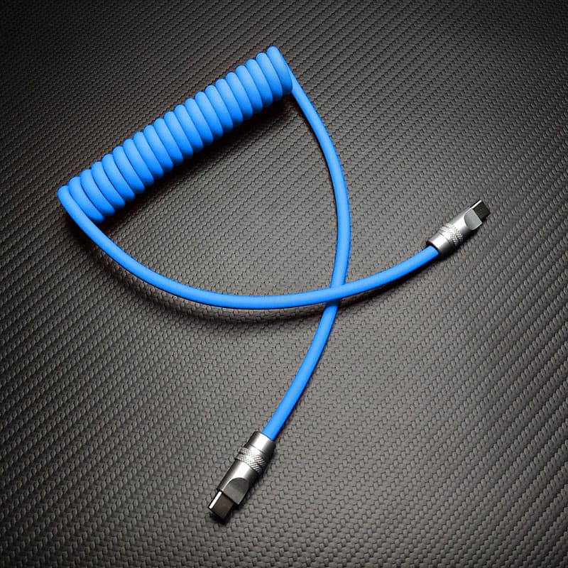 "Soft Chubby" 240W Spring Silicone Fast Charge Cable