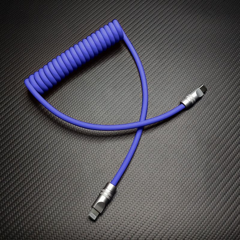 "Soft Chubby" 240W Spring Silicone Fast Charge Cable