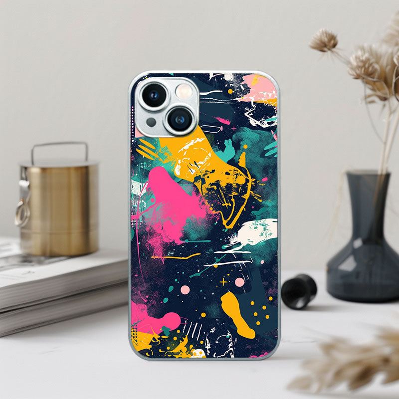 "SplashArtShell" Special Designed Glass Material iPhone Case