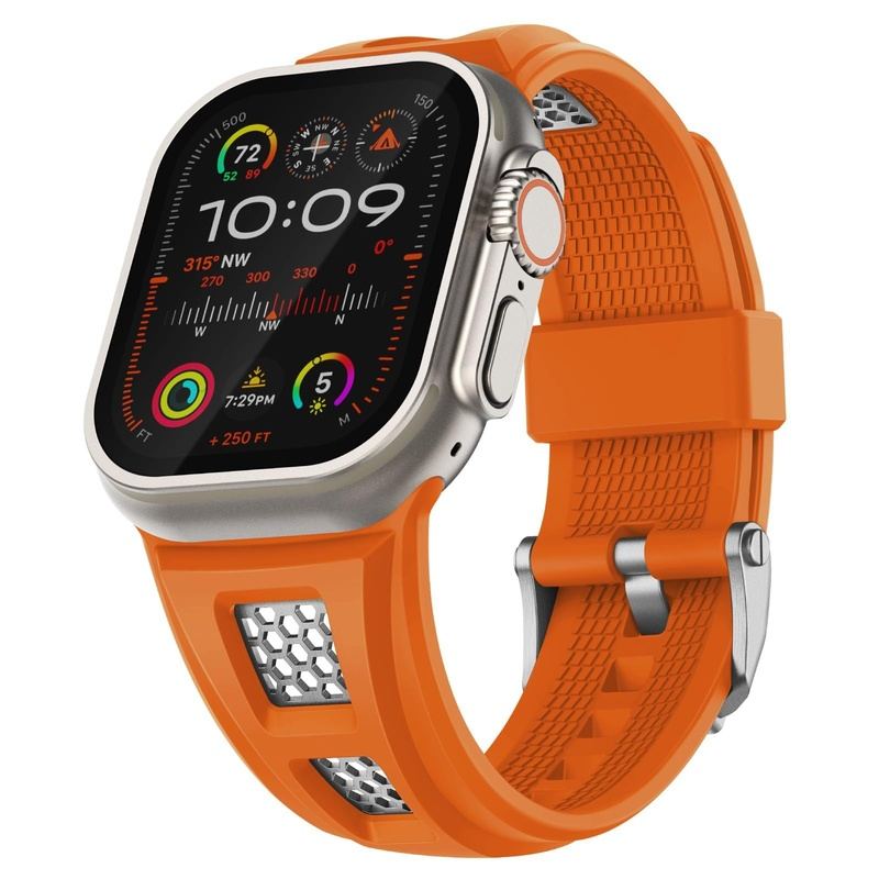 "Sports Band" Grid Hollow Silicone Band For Apple Watch