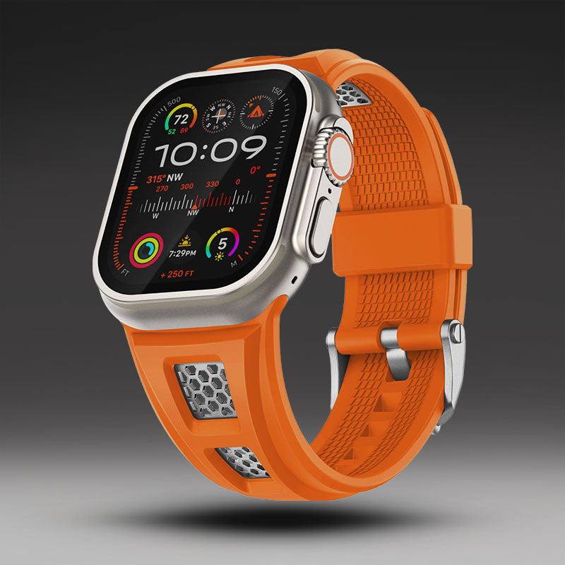 "Sports Band" Grid Hollow Silicone Band For Apple Watch