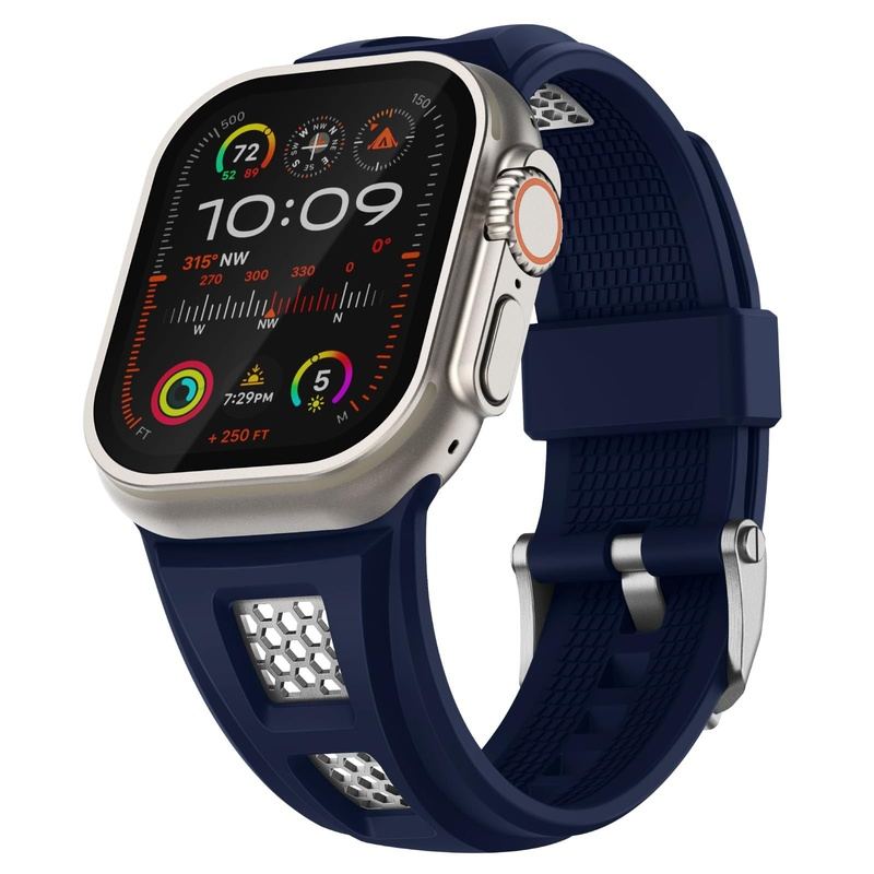 "Sports Band" Grid Hollow Silicone Band For Apple Watch