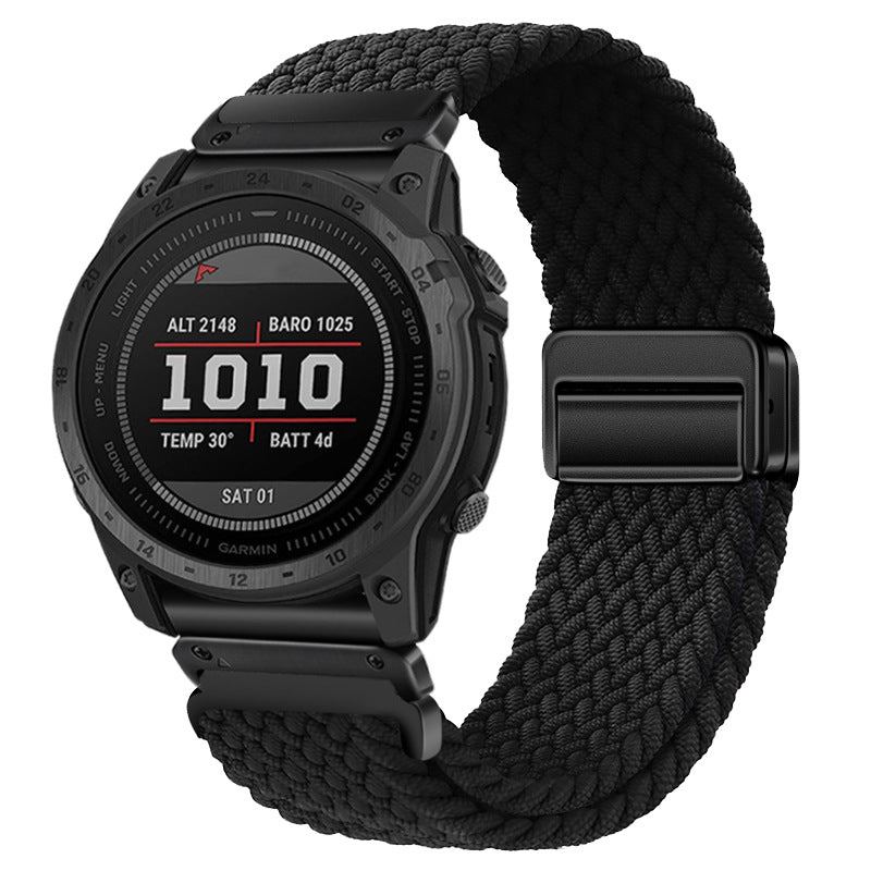 Stretch Nylon Magnetic Woven Strap for Garmin