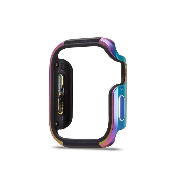 TPU Zinc Alloy Metal Frame All-Inclusive Protective Case For Apple Watch