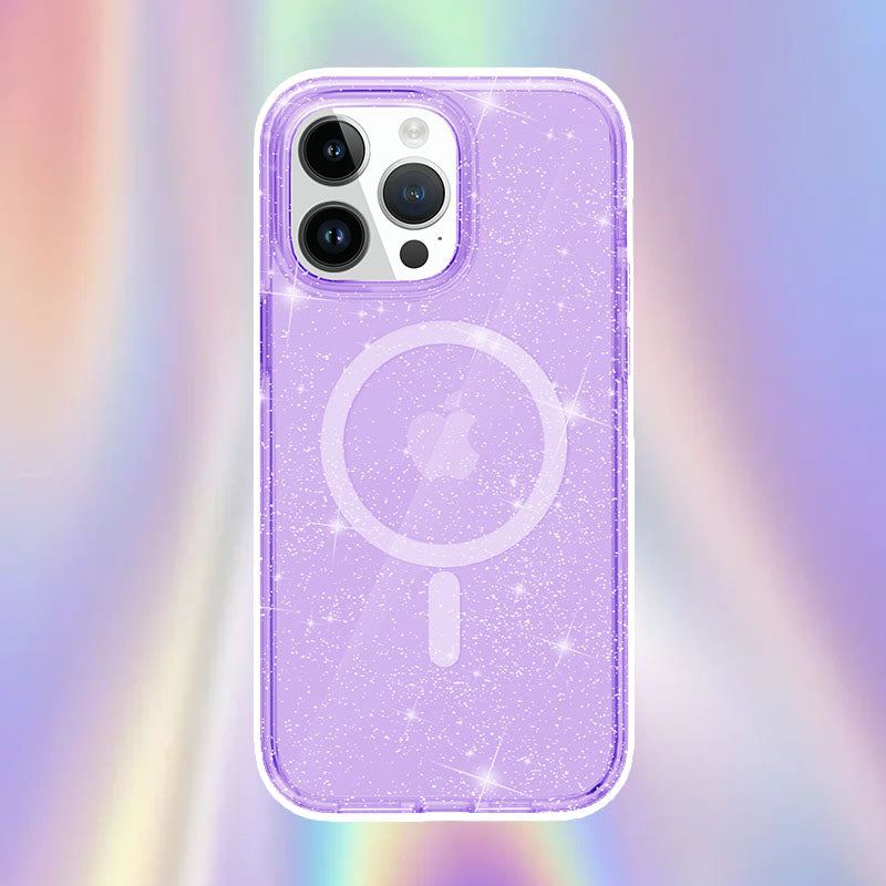 Transparent Glitter Magsafe Magnetic Drop-proof iPhone 16 Case