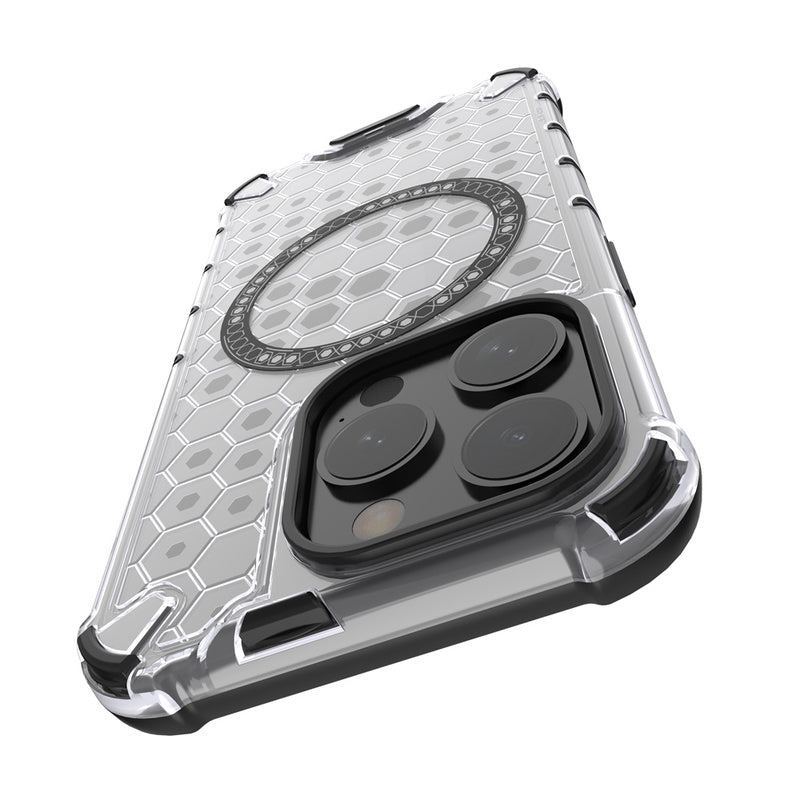 Transparent Honeycomb Magnetic Case