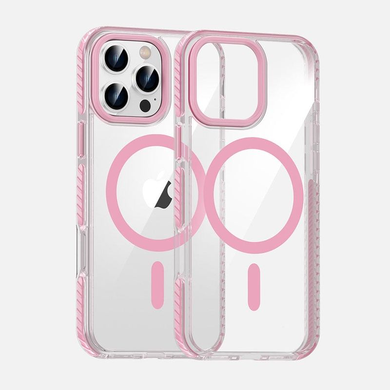 Transparent Shockproof Magnetic Case For iPhone 16